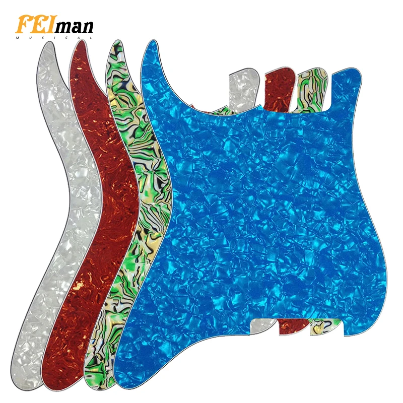 

Pleroo guitar parts left handed Pickguards blanks Material and real Aluminum foil shield for Stratocaster Style Guitar Custom