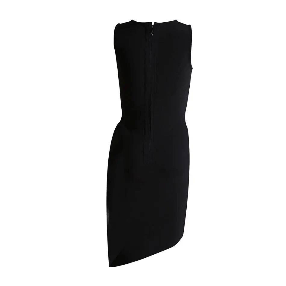 

DressBird Women Summer Bandage Bodycon Party Dresses Vestido Sexy Black O-Neck Hollow Out Runway Club Party Woman Dress Vestidos