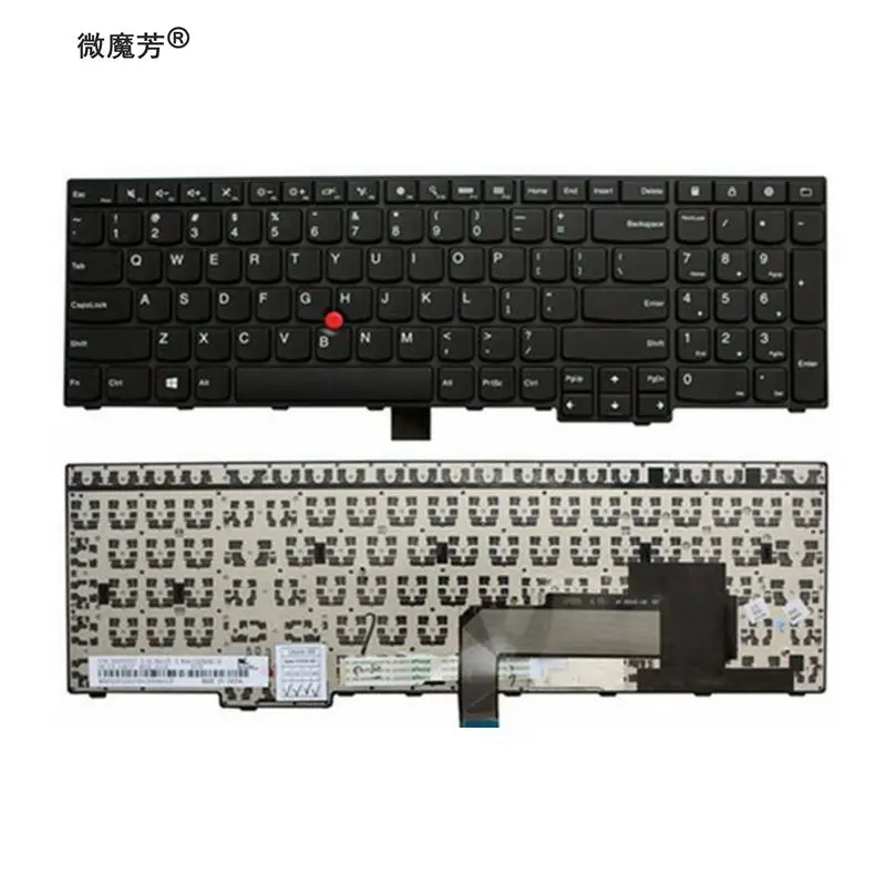 

Клавиатура US для ноутбука LENOVO Thinkpad E570 E570C E575, клавиатура US