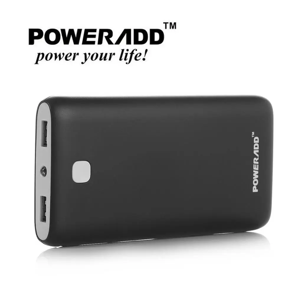 

Poweradd Power Bank 20000mAh Portable Charger Dual USB External Battery for phone Tablet Fast Phone Charger External Battery