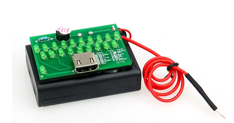 Тестер кабеля HDMI/Тестовая карта HDMI линейные измерения последовательности DIY
