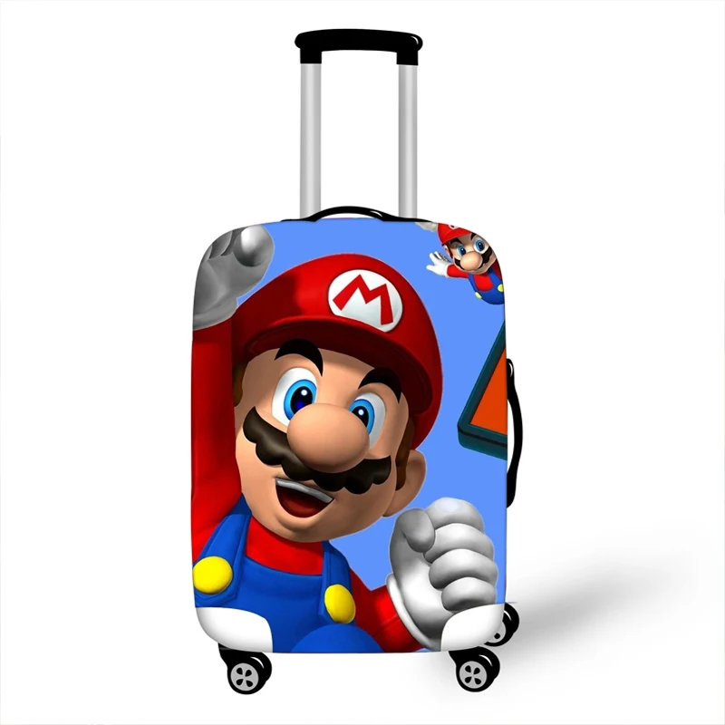 015 Эластичный Защитный чехол для багажа от Mario Bros, 18-32 дюйма, чехол для чемодана на колесиках, чехол для пыли, аксессуары для путешествий с героями мультфильмов - Цвет: 015