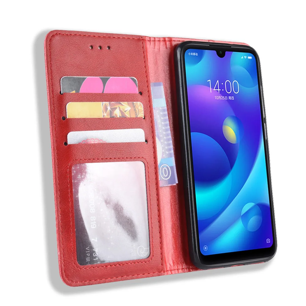 Роскошный кожаный чехол-портмоне K20 Pro на магните для Xiao mi Red mi Note 7 6 Pro Xio mi Red mi 7 7a Go K20 mi 9t Pro Чехол-книжка для карт