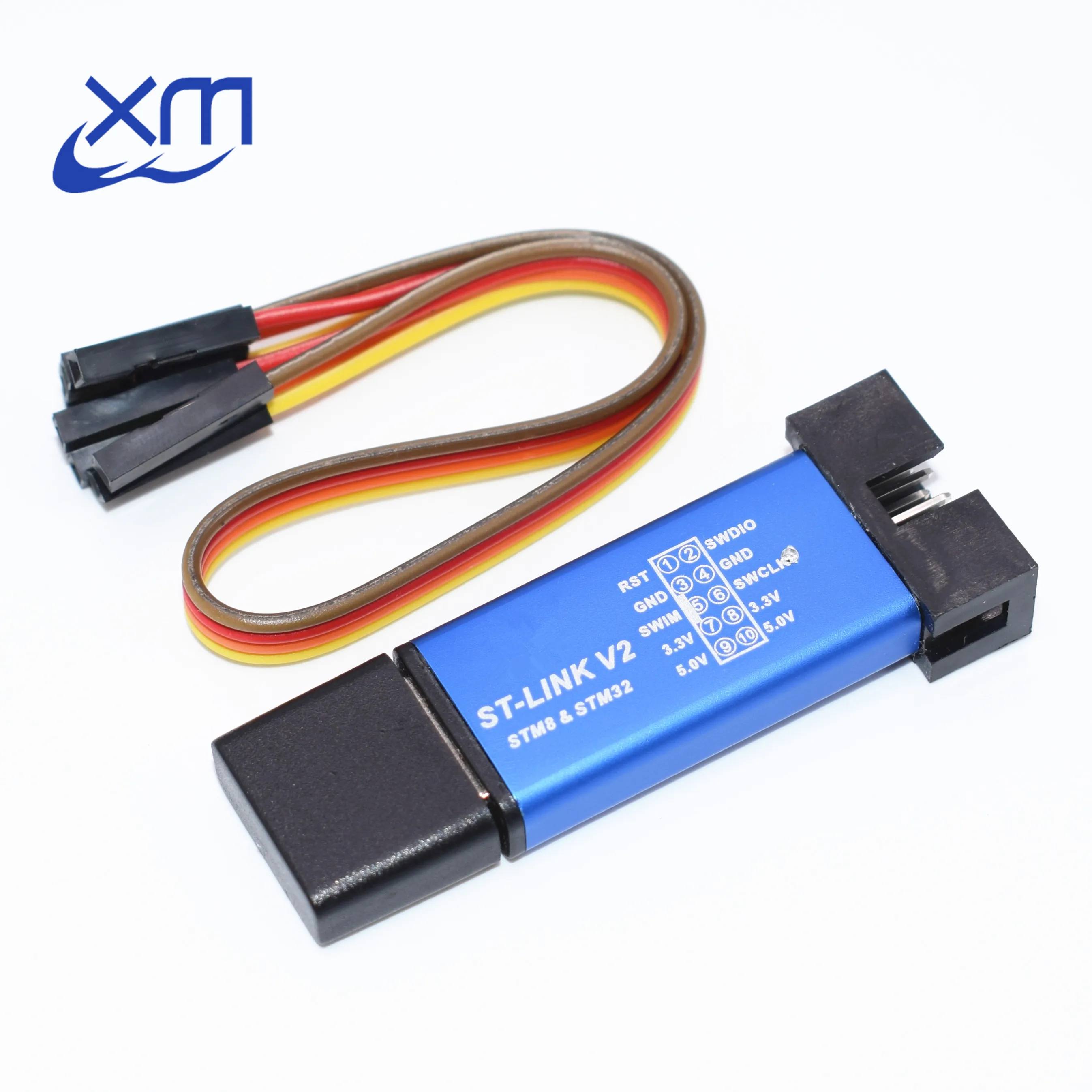 10 шт. ST LINK Stlink ST-Link V2 Mini STM8 STM32 симулятор скачать программист Программирование с крышкой A41