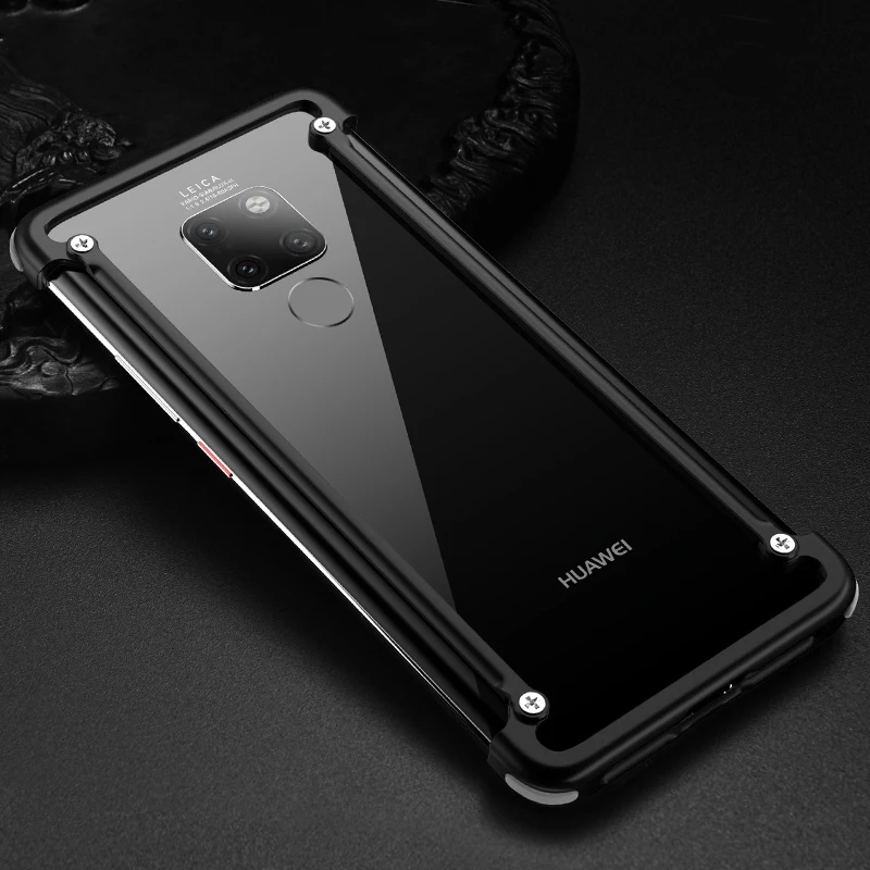 Oatsbasf Алюминиевый металлический бампер чехол для huawei mate 20/Pro/X/RS Porsche Дизайн Мода подушка безопасности Защита от падения Чехол