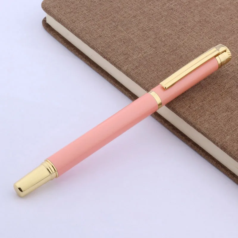 Новая Подарочная розовая Золотая Шариковая ручка для школы и офиса|rollerball pen|striped