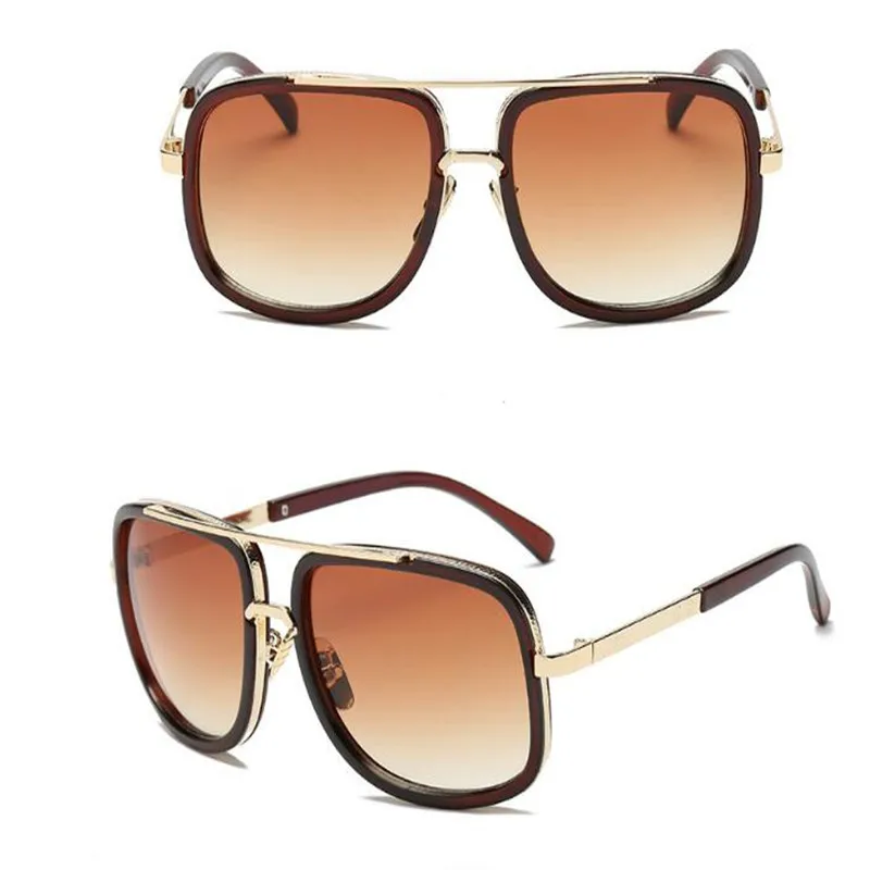 Мужские прямоугольные металлические солнцезащитные очки capelus повседневные с