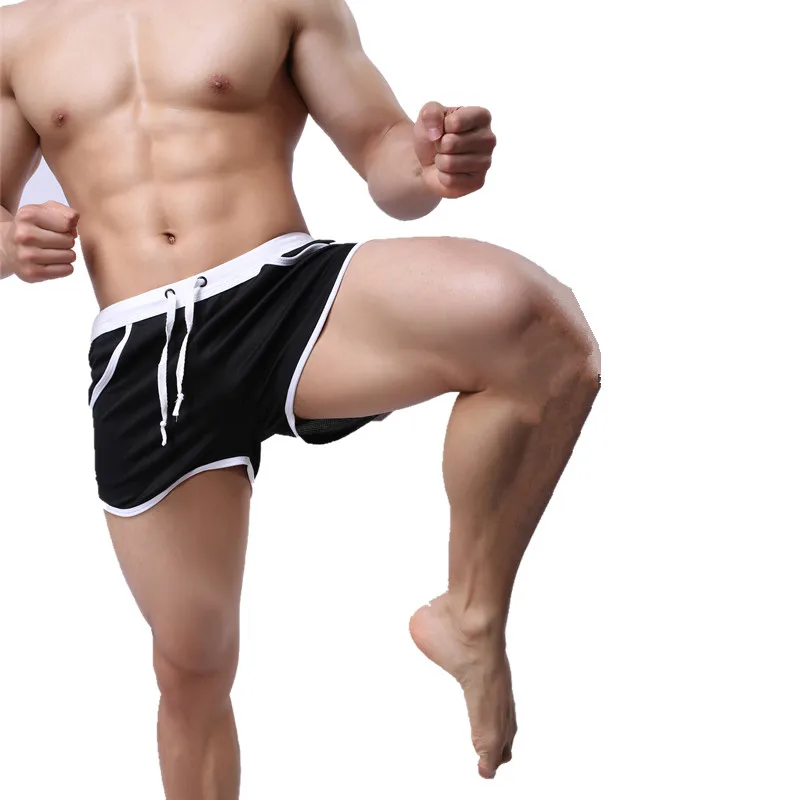 Новинка 2019 мужские быстросохнущие дышащие шорты с карманами на ремешках пляжные