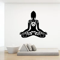 hot buddha wall sticker home decor decoration for kitchen restaurant mural custom