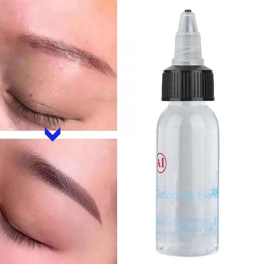 Тушь губная помада 3 шт. пигмент татуировки блендер Красота инструменты чернил