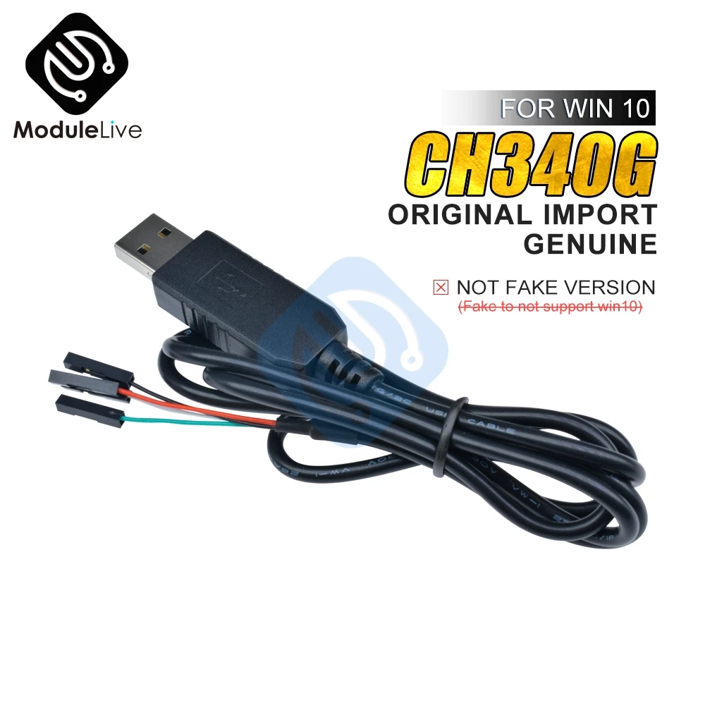 Для Arduino 51 Raspberry Pi новый оригинальный CH340 CH340G кабель для скачивания USB к TTL Серийный