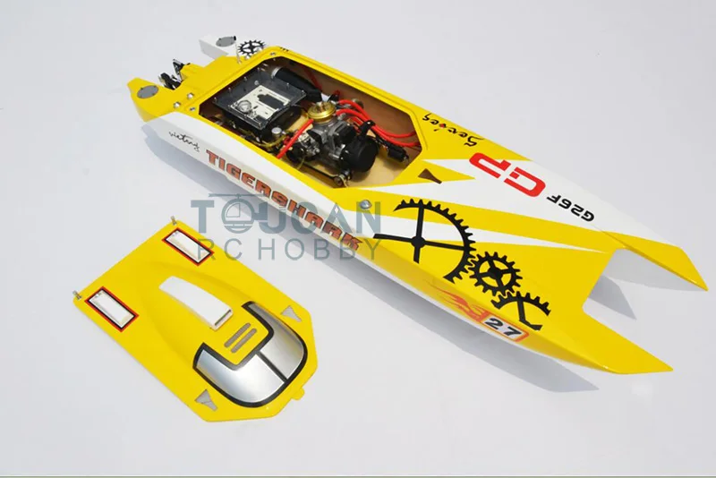 G30F ARTR катамаран 50 &quotстекловолокно 30CC двигатель газ RC лодка водяного охлаждения