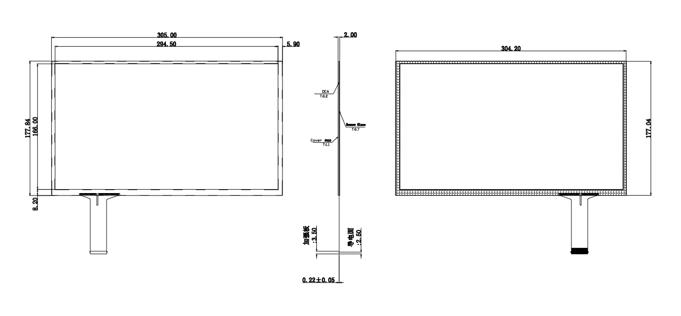 " 8" 10," 12,1" 13," 15,6" емкостный сенсорный экран G+ G структура USB plug and play 10 point touch