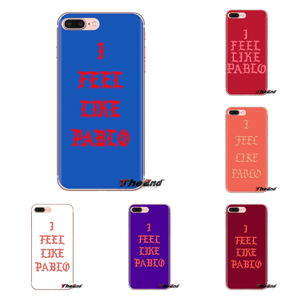 Kanye West я чувствую себя Пабло для iPod Touch Apple iPhone 4 4S 5 5S SE 5C 6 6S 7 8 X XR XS Plus MAX прозрачные