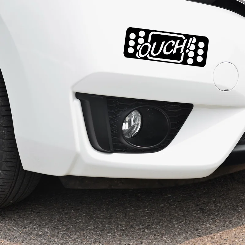 YJZT 20*7 4 см забавная наклейка Ouch BAND AID Decal на окно автомобиля Стайлинг
