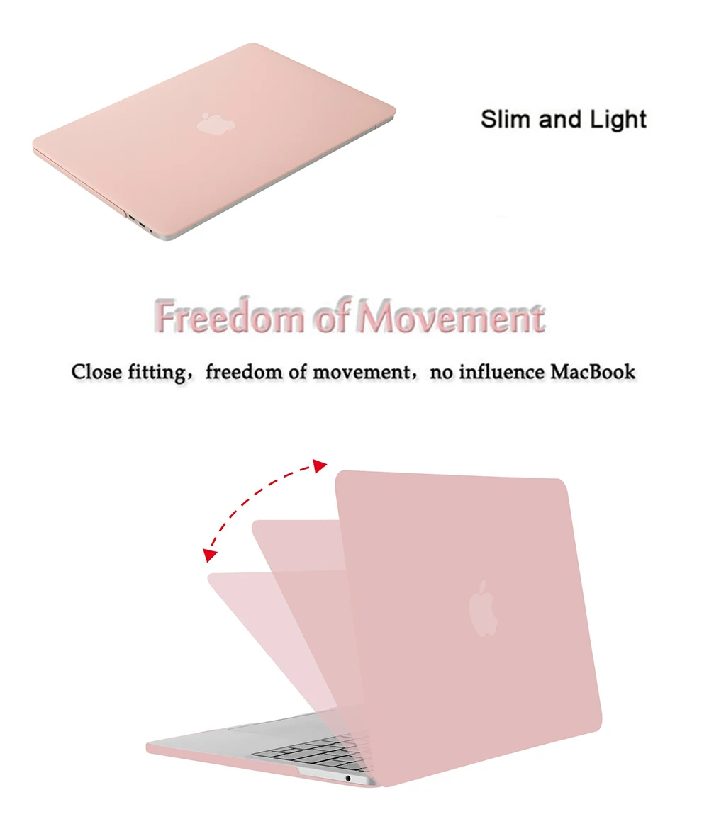 Чехол для ноутбука Mosiso, черный корпус, чехол для Macbook Pro 13 15 с/без сенсорной панели A1708 A1706 A1990, чехол s, аксессуары