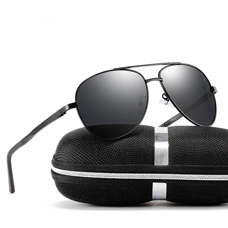 

Men Hd Polorized Glasses Diving Goggles Round Metal Frame Driver Sunglasses 2019