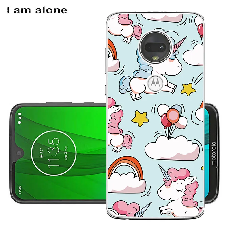 Чехлы для телефонов I am alone для Motorola Moto G7 G7 Play G7 power из мягкого ТПУ для мобильных телефонов модные сумки для Moto G7 - Цвет: Soft TPU HH75