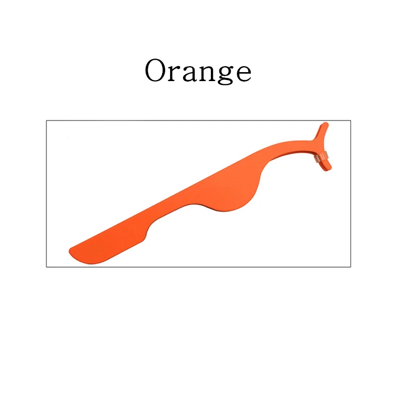 orange 1 шт. Пинцет для ресниц многофункциональные красивые щипцы для макияжа цветные накладные ресницы пинцет аксессуары для макияжа инструмент для макияжа - Цвет: orange