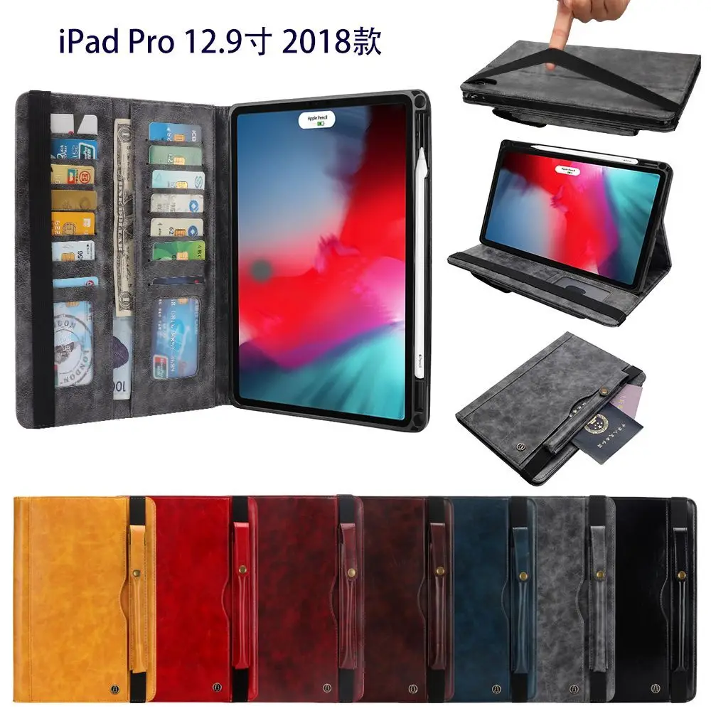 Откидная подставка кожаный магнит умный карандаш для сна чехол Apple iPad Pro 12 9 2018