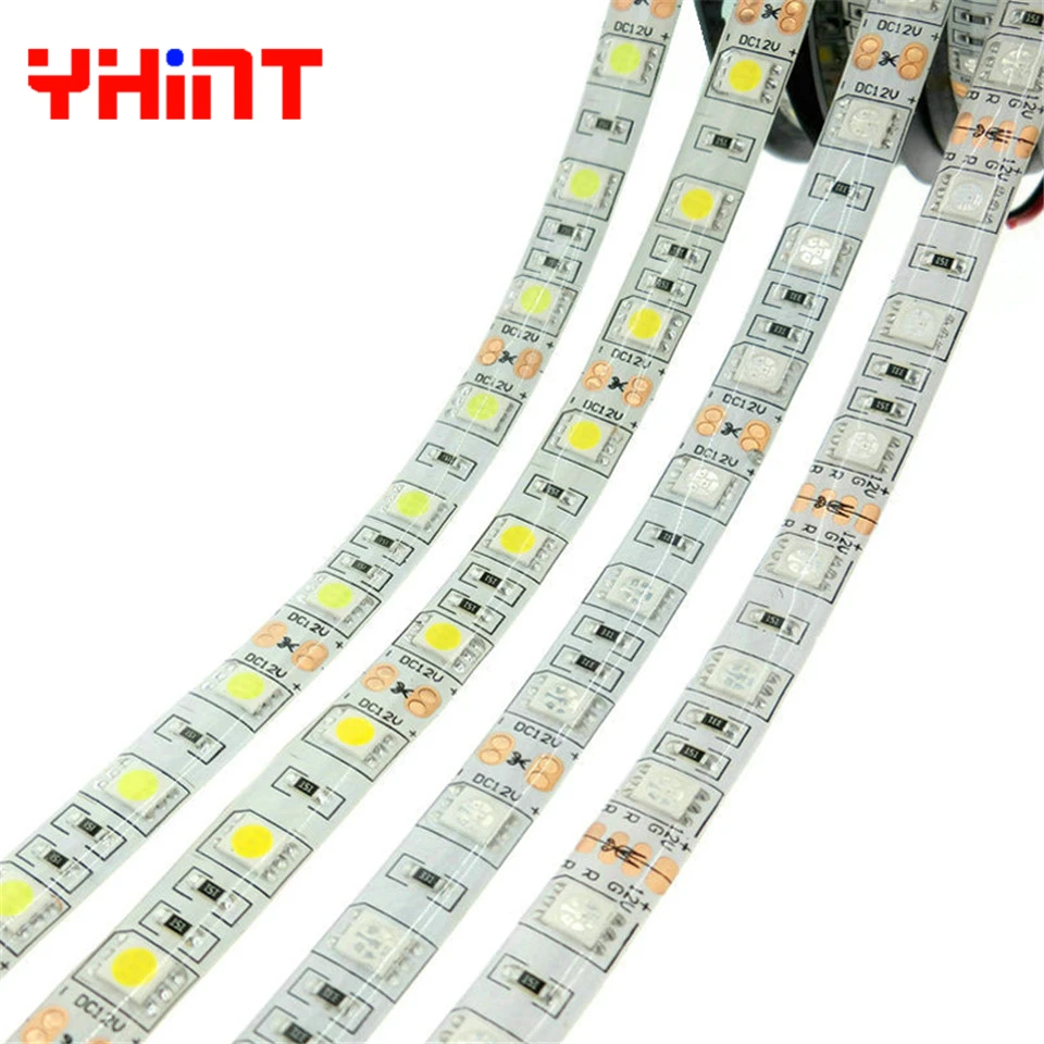 DC12V SMD 5050 60 светодиодный/m 5 м 300 светодиодный/lot белый RGB RGBW IP65 водонепроницаемый