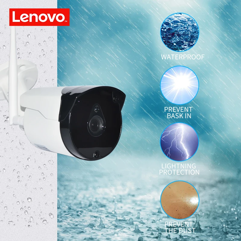 LENOVO 5CH массив HD беспроводная камера безопасности Система DVR комплект 960P WiFi