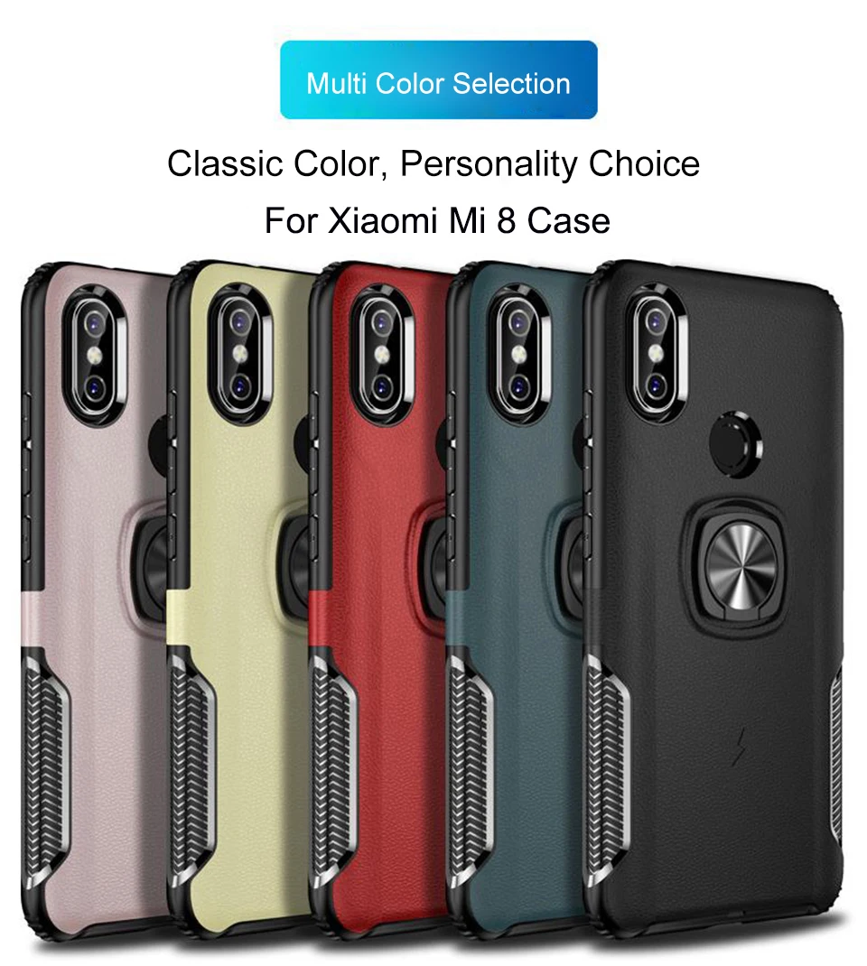 Чехол для телефона Xiaomi Mi 8 Pocophone F1 Redmi 6 Pro Note 4X PC и TPU противоударный
