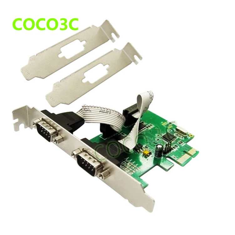 MOSCHIP MCS9922 PCI express 2 порта последовательная карта e памяти DB9 COM адаптер для терминала