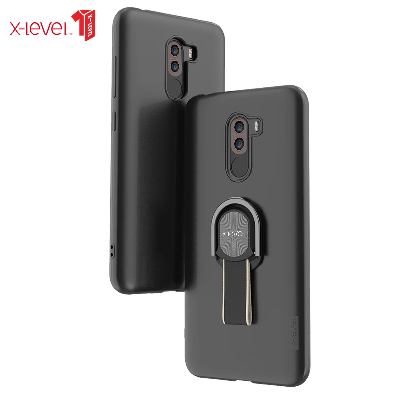 Чехол X-Level для POCOPHONE F1, мягкий ТПУ матовый противоударный чехол на заднюю панель для Xiaomi Pocophone F1 Poco F1, чехол