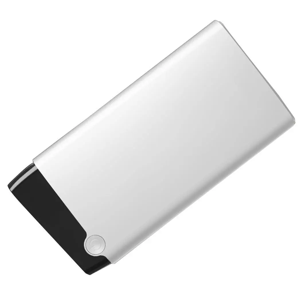 Внешний аккумулятор 30000 мА/ч, внешний аккумулятор для iPhone, Xiaomi, samsung, huawei, внешний аккумулятор, портативное зарядное устройство для телефона, ультра тонкий двойной USB - Цвет: white