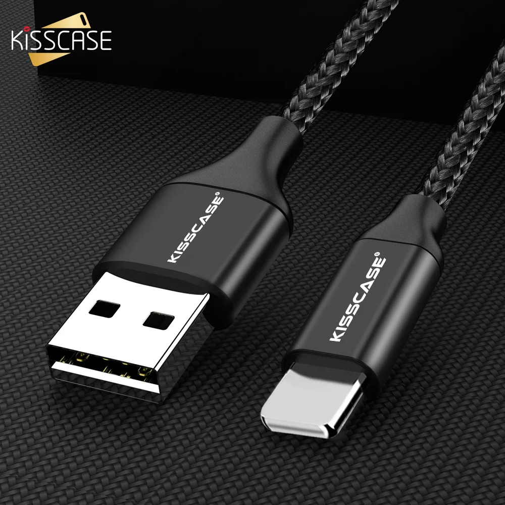 KISSCASE 3A Тип C USB кабель для samsung S8 S9 Xiaomi Redmi Note 7 телефон для быстрой зарядки Тип usb C кабели для передачи данных телефона Android зарядка на андроид кабель зарядки зарядное устройство