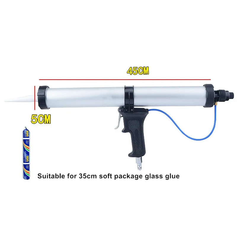 600 мл пневматический стеклянный клеевой пистолет с регулируемой скоростью