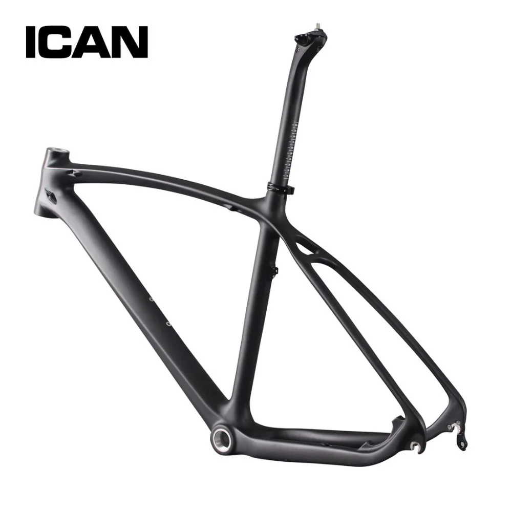 ICAN Bikes карбоновая рама 26er mtb набор рамок для горных велосипедов UD matt внутренний