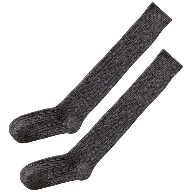 Caramell 1Pair Kawaii Stocking Women Socks Sweet Girls Long Sweater Warm Knee High Cute Soft Cozy Over | Женская одежда