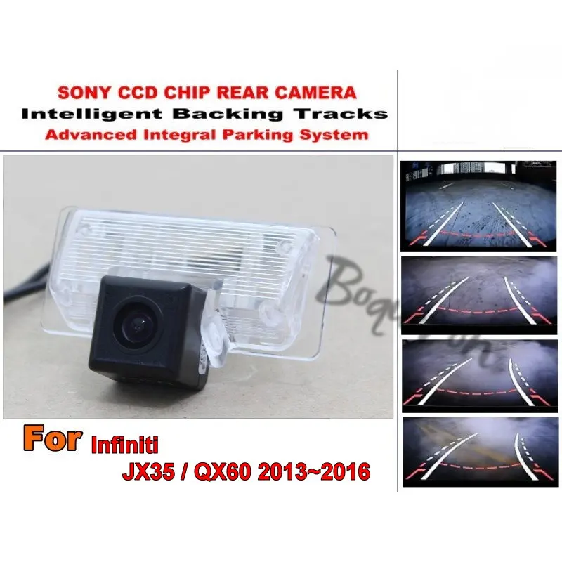 For Infiniti JX35 / QX60 2013~2016 Smart Tracks Chip Camera HD CCD Intelligent Dynamic Parking Car Rear View Camera|rear view camera|hd ccdrear