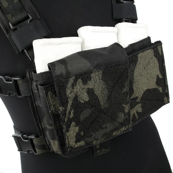 TMC Multicam черный модульный боец боевой ультра компактный микро Грудь Rig(SKU051198