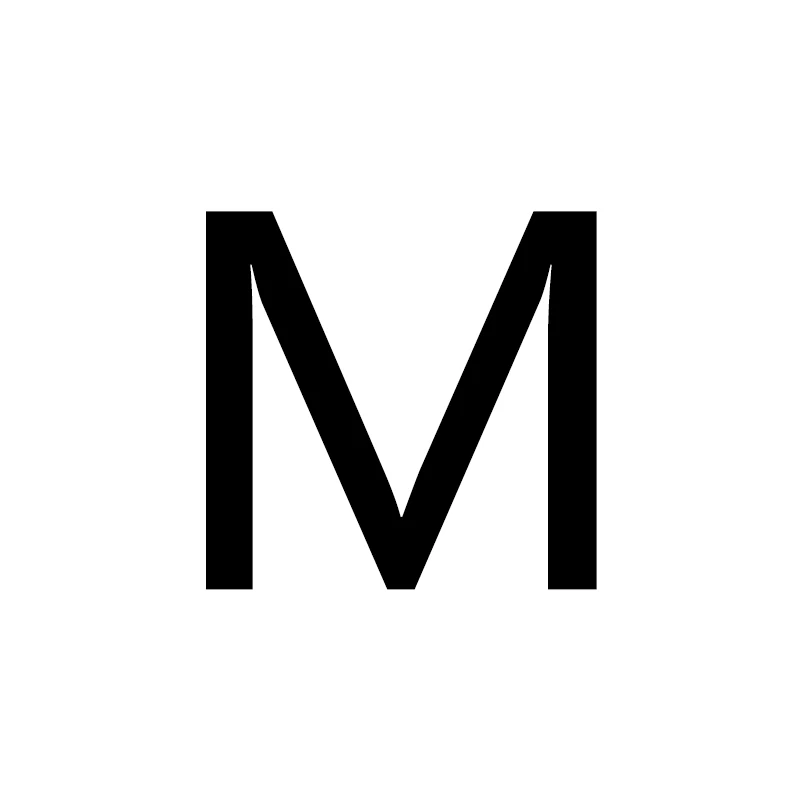 M Drive Safe красивый брелок/брелоки для пар/брелок с гравировкой/буквенный A-Z брелок/подарок для мужчины/подарок для друга - Цвет: M