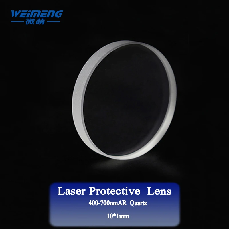 Weimeng Raytools линзы для лазерной защиты 10*1 мм 400 700nm AR JGS1 кварцевые Плано волоконной