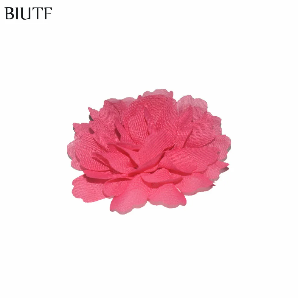 30 шт./лот 7 см маленький размер шифоновый цветочный бутиковый аксессуар для
