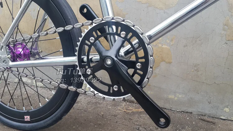 Fixie велосипед 20 дюймов с фиксированной передачей Велосипед трек велосипед 30 мм обод рама дорожный велосипед с передней V Тормозной корзиной