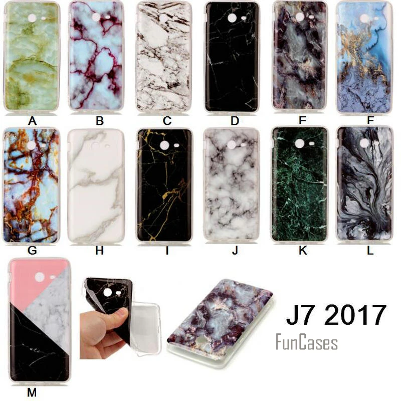 Для samsung J7 2017 чехол мягкий Мрамор живопись задняя крышка Крышка для Galaxy 2017|case for