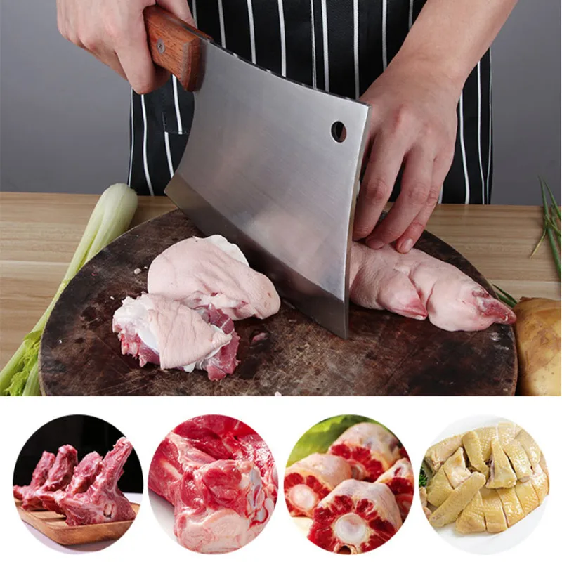 Нож для мясника кухонный нож из нержавеющей стали многофункциональный домашней