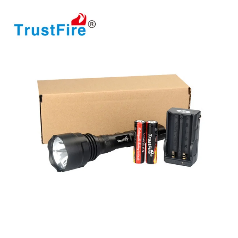 Trustfire T1 XM L T6 светодиодный тактический фонарь 1600LM алюминиевый мощный фонарик 5