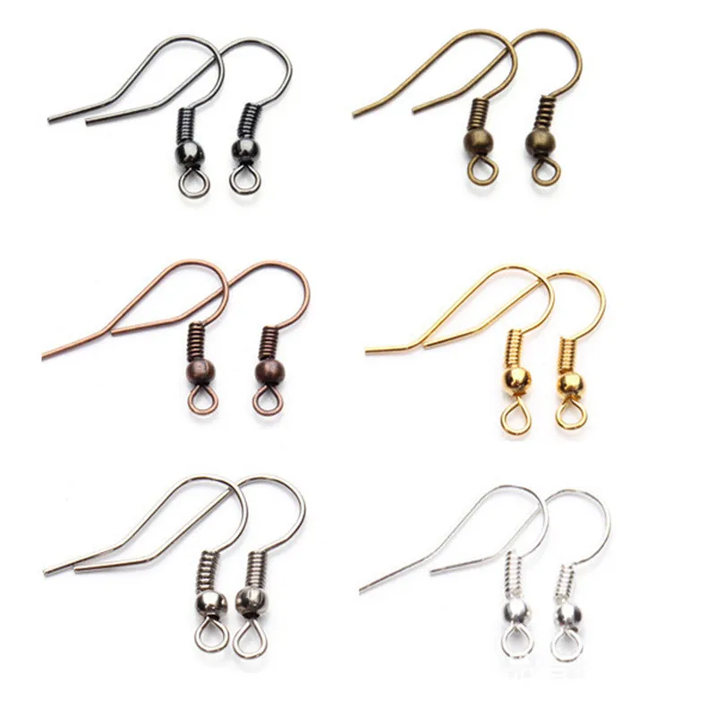 300 шт. заушные крючки для сережек 18 х19 мм|ear wires|earring hookshooks earrings wire |