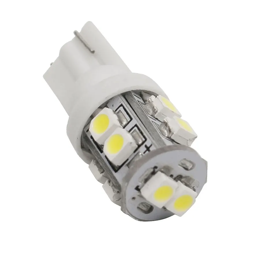 10 шт./лот T10 1210 Белый 10SMD автомобильный Грузовик интерьерный клиновидный