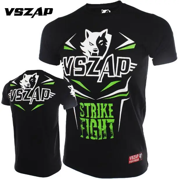 VSZAP STRIKE FIGHT футболка с короткими рукавами ММА Обучение единоборств Единоборства