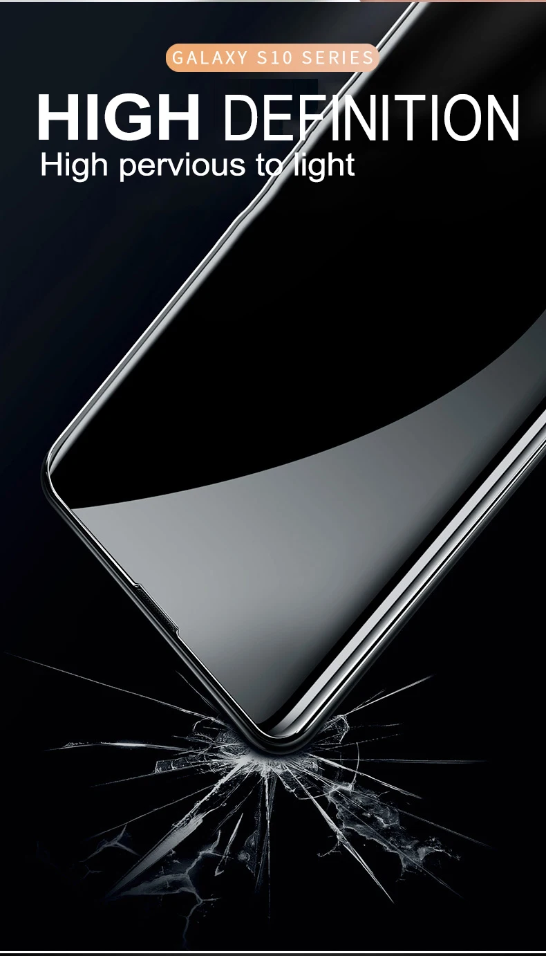 20D УФ жидкое изогнутое полностью клеевое закаленное стекло для samsung Galaxy S8 S9 S10 Plus Note 8 9 S10 5G S10E защита экрана УФ стекло