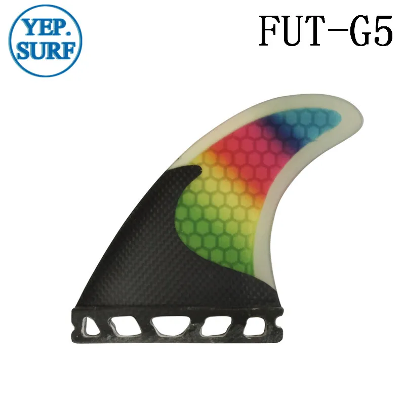 Surf Future Fin G5 плавник для доски серфинга Радужный углеродный из стекловолокна