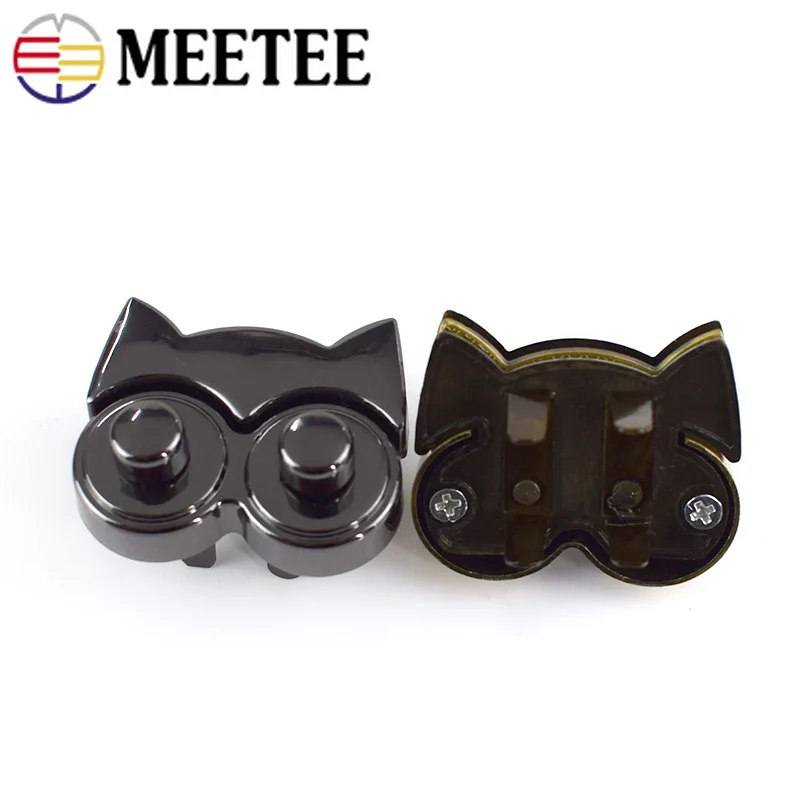 5 шт. Сова металлическая Поворотный замок женская сумка мешок декоративный