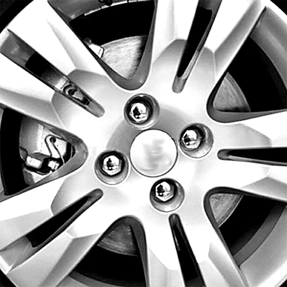 20 шт. универсальные 17 мм колёсные гаечные клюшки для колес аксессуары + черные